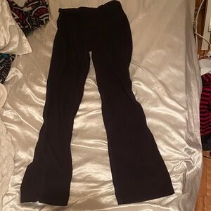 Women's Black Flared Shorts